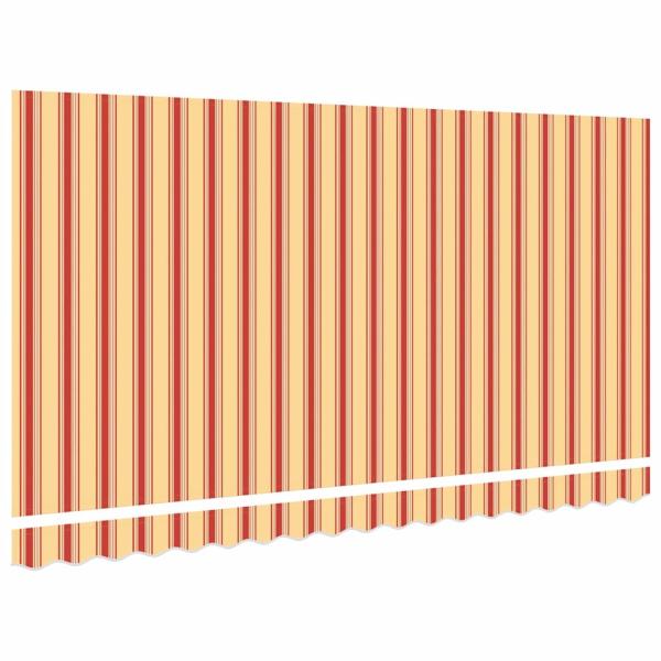 Markisen-Ersatzstoff für 4x2 m Rahmen mit bunten Streifen