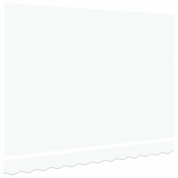 Ersatzmarkisentuch für 3x2,5 m Rahmen Weiß