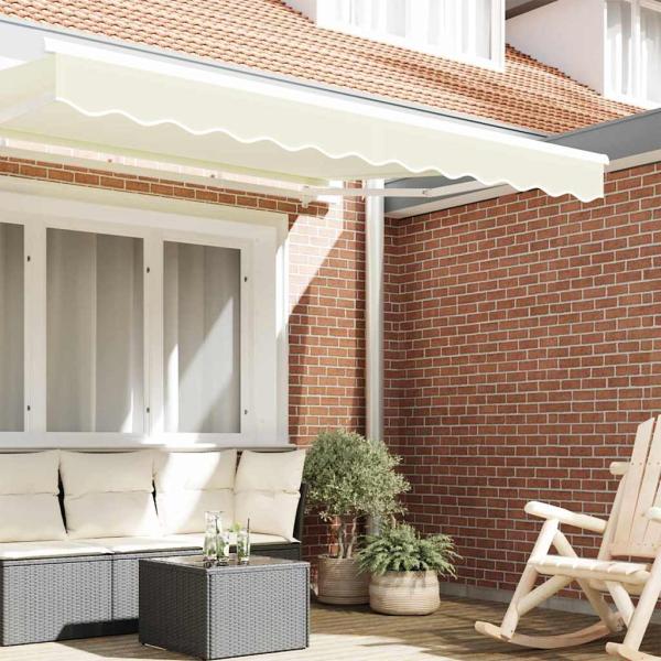 Markisenblende für 2,5 m Rahmen Creme 2,3x0,2 m