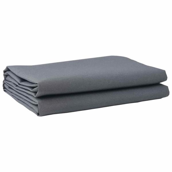 ARDEBO.de - Ersatzstoff für Markisen Anthrazit 10x1,6 m