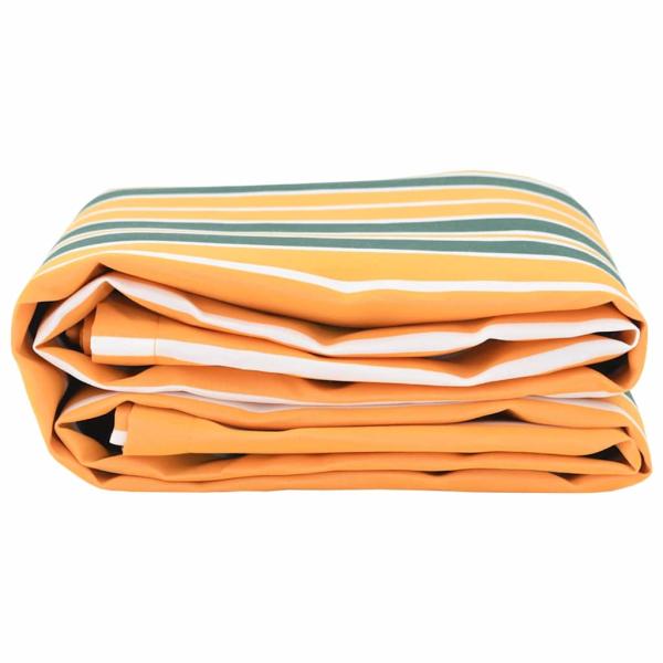 Markisenstoff Grün und Gelb 10x1.6 m