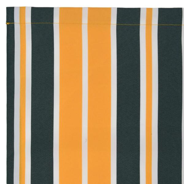 Markisenstoff Grün und Gelb 10x1.6 m