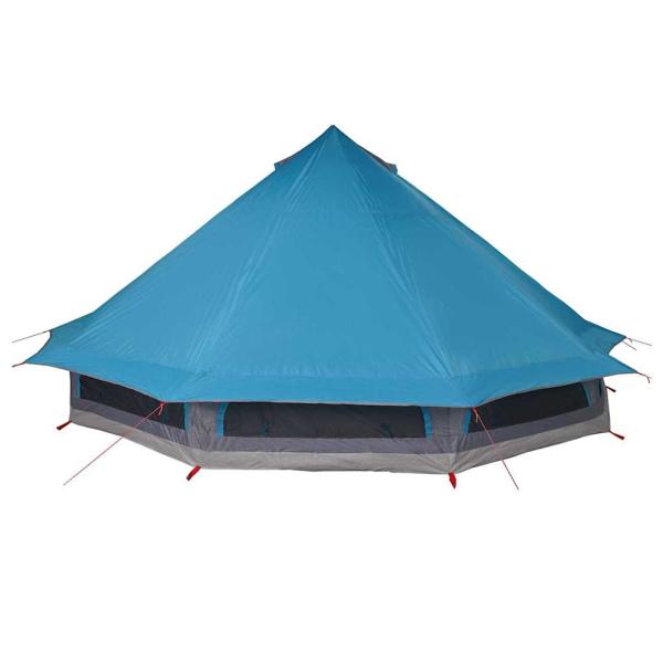 Familienzelt Tipi Blau 10-Personen wasserdicht