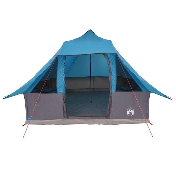 Tipi Zelt 8 Personen Blau Taft
