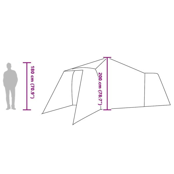 Familienzelt Tipi Blau für 8 Personen Wasserdicht