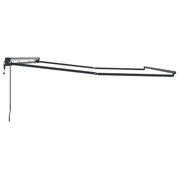 Markisenrahmen Verstellbar Anthrazit 4 x 3 m Stahl