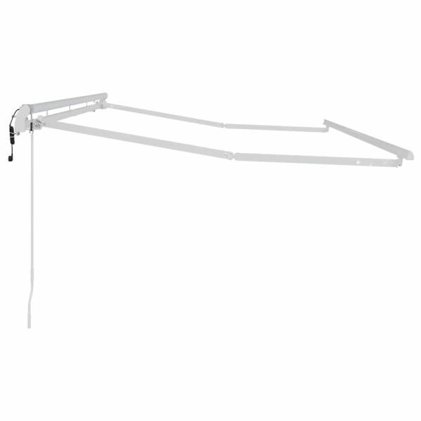 Markisenrahmen Weiß 4 x 2 m Metall