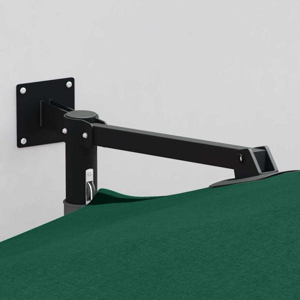 großer grüner Patio-Regenschirm Metall, Polyester Groß Kippbar