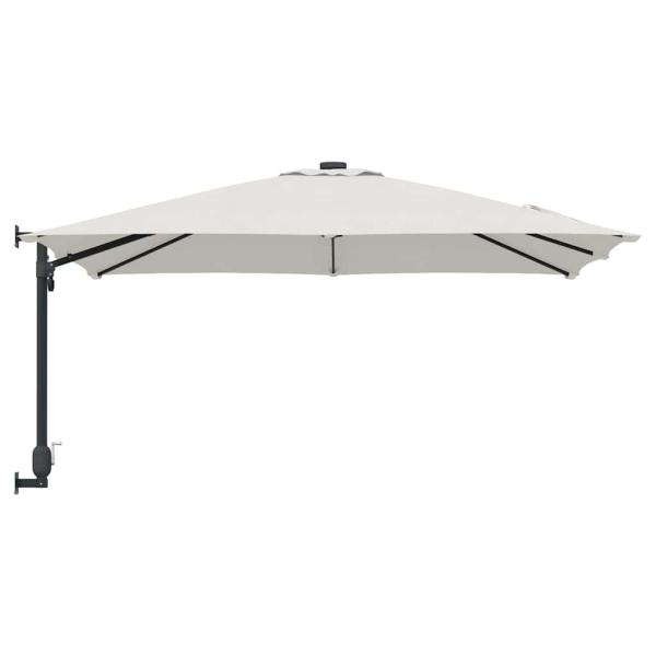 Terrassenumbrella Sand Polyester, Aluminium Groß Faltbar