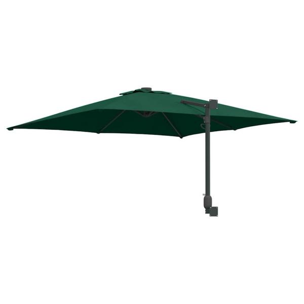 Terrassenumbrella Grün Polyester 300 cm x 300 cm Zusammenklappbar