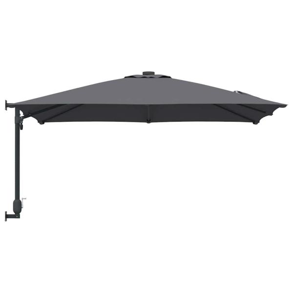 Outdoor-Schirm Anthrazit Polyester, pulverbeschichteter Stahl Groß