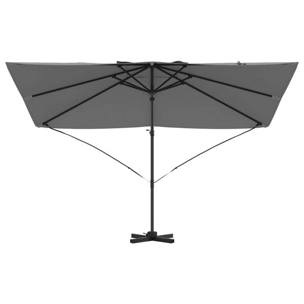 Freischwinger-Sonnenschirm Anthrazit