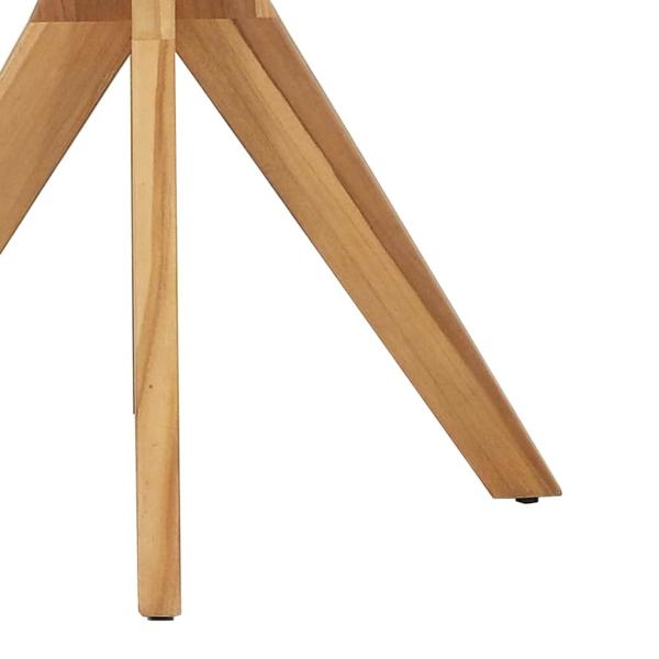 Garten Bistro Tisch Ø70x75 cm Massivholz Teak