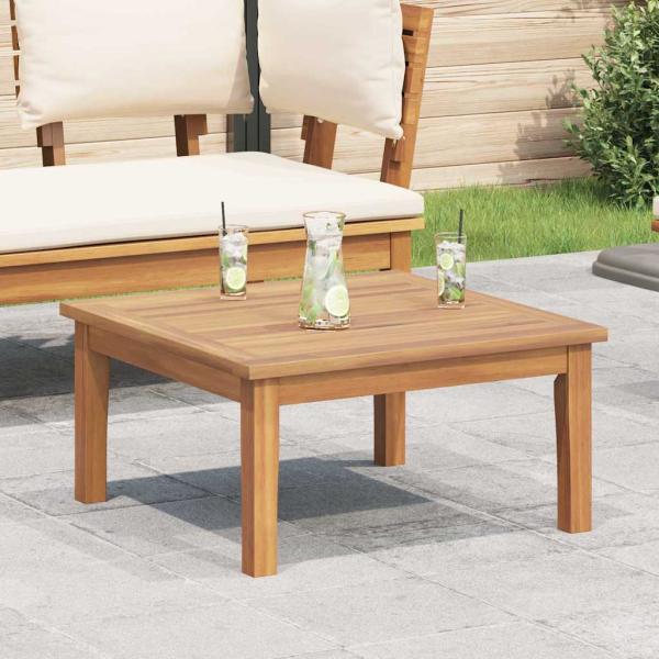 ARDEBO.de - Gartentisch 60x60x30 cm Massivholz Teak