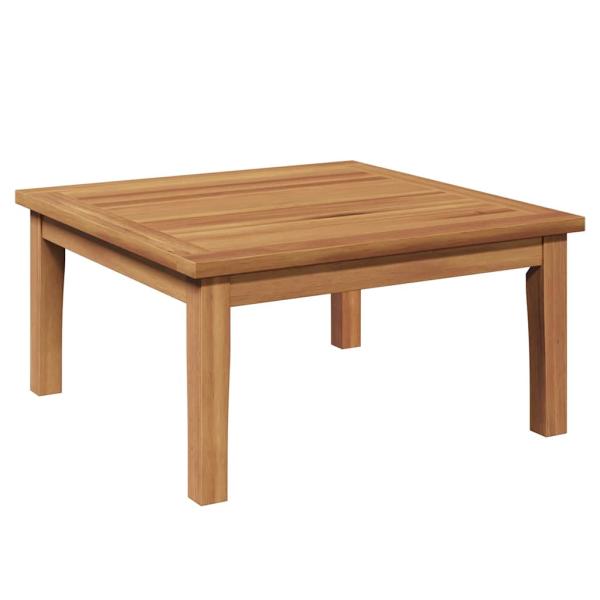 Gartentisch 60x60x30 cm Massivholz Teak