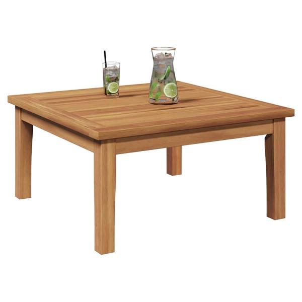Gartentisch 60x60x30 cm Massivholz Teak