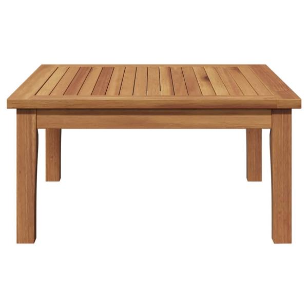 Gartentisch 60x60x30 cm Massivholz Teak