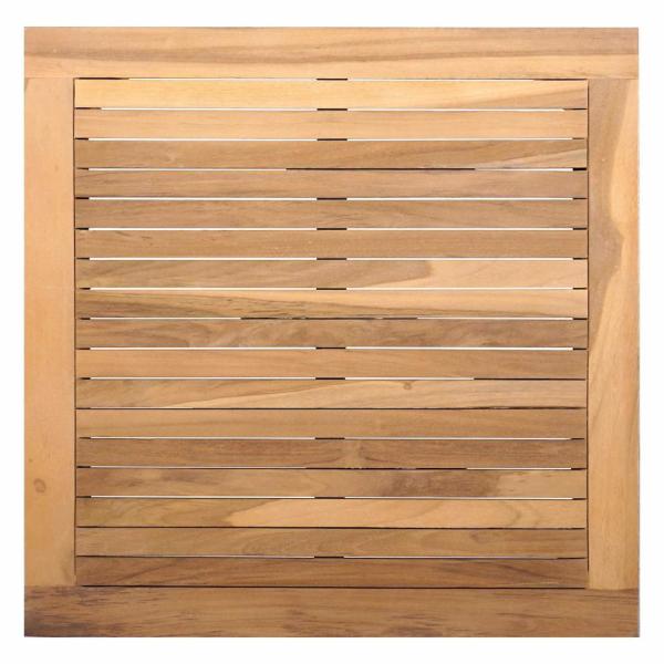 Gartentisch 60x60x30 cm Massivholz Teak