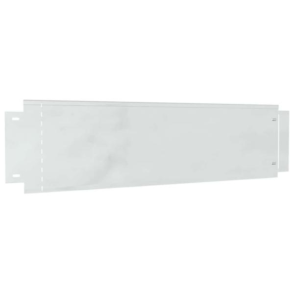 Rasenbegrenzungen 5 Stück 25x100 cm Flexible Galvanisiertes Stahl