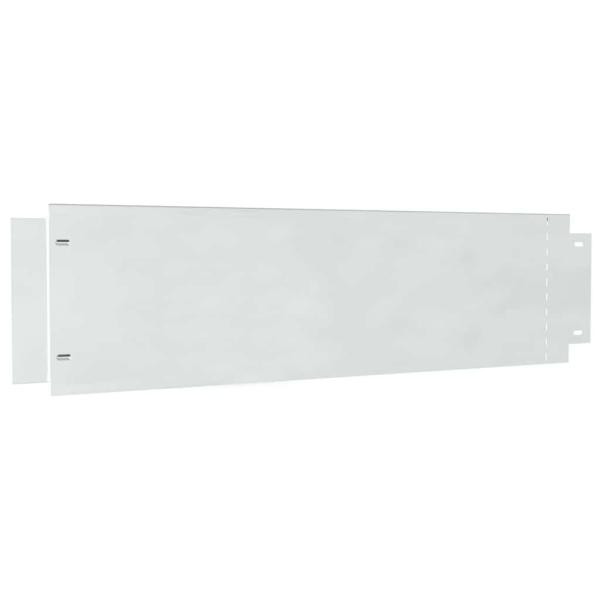 Rasenbegrenzungen 5 Stück 25x100 cm Flexible Galvanisiertes Stahl