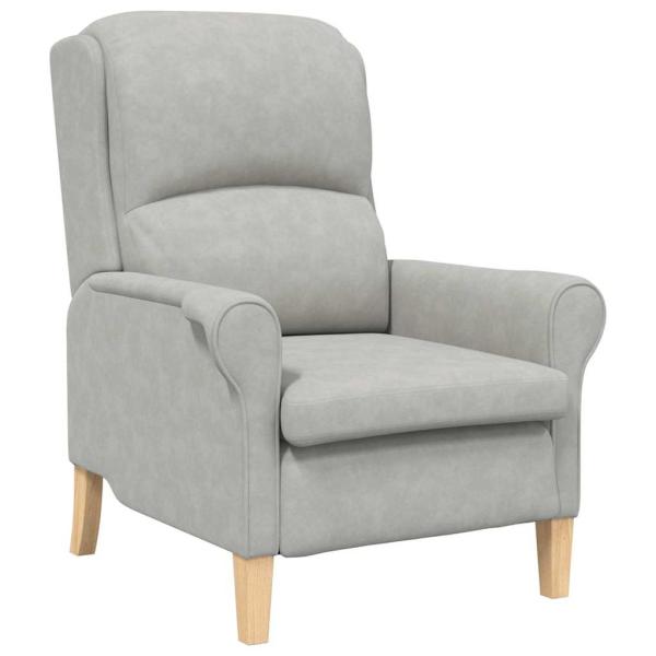 hellgrauer Sessel Hellgrau Stoff Standard Ergonomisch