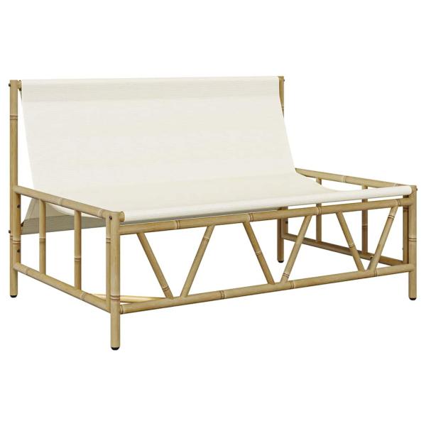 Gartenbank mit Kissen 110x80x71 cm Stahl