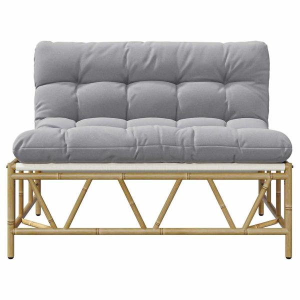 Gartenbank mit Kissen 110x80x71 cm Stahl