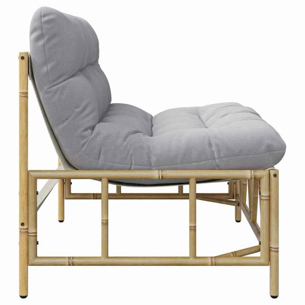 Gartenbank mit Kissen 110x80x71 cm Stahl