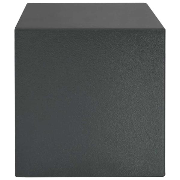 Elektronischer Digital Safe mit Fingerabdruckschloss 25x35x25 cm Stahl