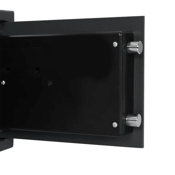 Elektronischer Digital Safe mit Fingerabdruckschloss 25x35x25 cm Stahl