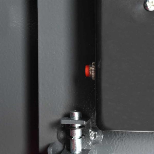 Elektronischer Digital Safe mit Fingerabdruckschloss 25x35x25 cm Stahl