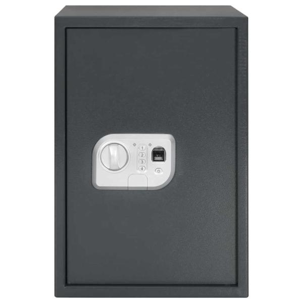 Elektronischer Digital Safe mit Fingerabdruckschloss 31x35x50 cm Stahl
