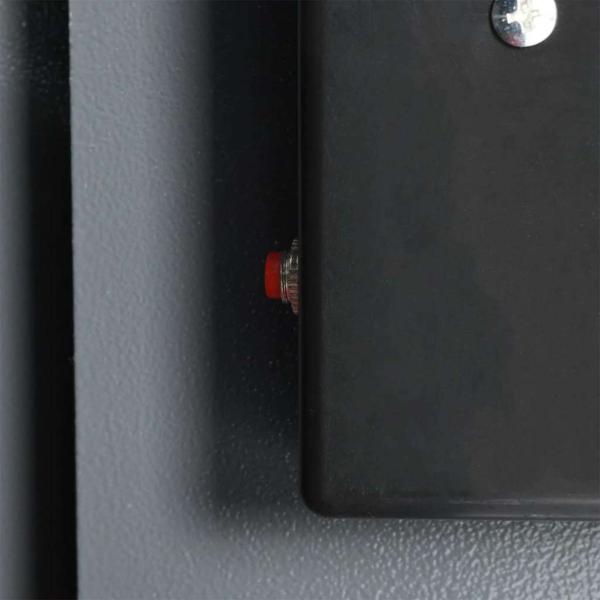 Elektronischer Digital Safe mit Fingerabdruckschloss 31x35x50 cm Stahl