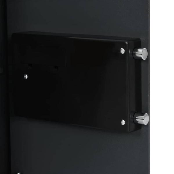 Elektronischer Digital Safe mit Fingerabdruckschloss 31x35x50 cm Stahl