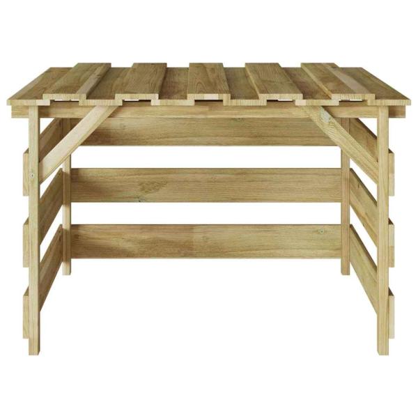 Roboter-Rasenmäher Garage Imprägniertes Holz Kiefer