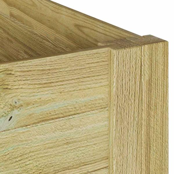 Roboterrasenmäher Garage mit Pflanzer imprägniertes Kiefernholz
