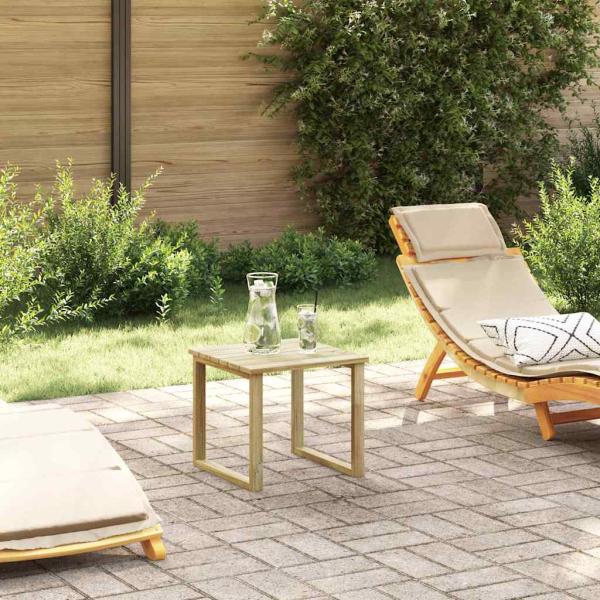 ARDEBO.de - Sonnenbett Tisch 40x40x36 cm Imprägniertes Kiefernholz