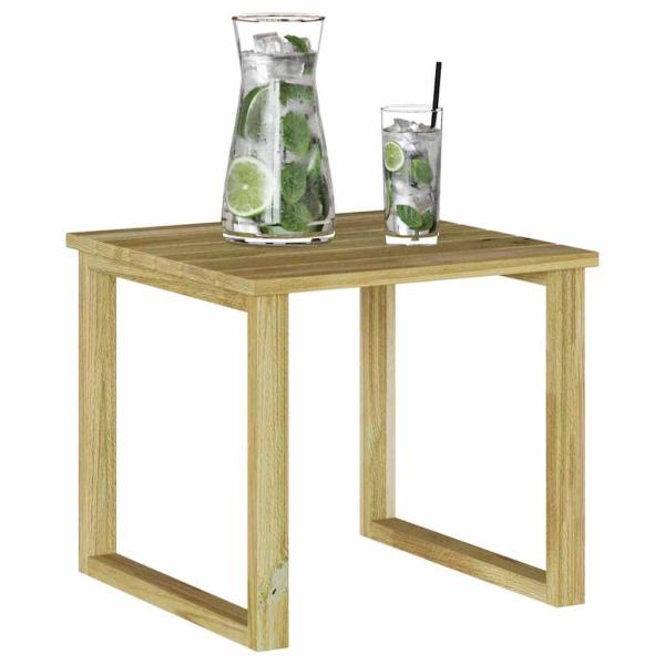 Sonnenbett Tisch 40x40x36 cm Imprägniertes Kiefernholz