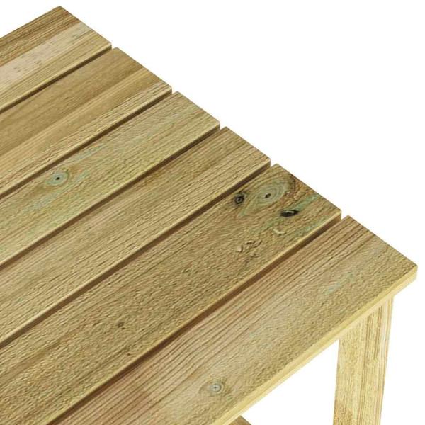 Sonnenbett Tisch 40x40x36 cm Imprägniertes Kiefernholz