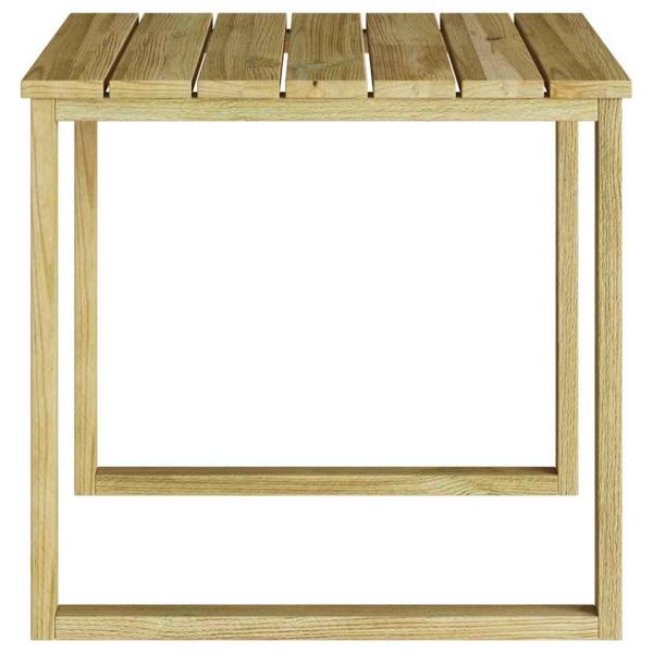 Sonnenliegetisch 50.5x50.5x46 cm Imprägniertes Kiefernholz