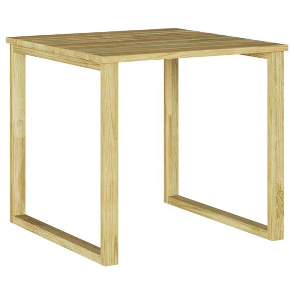Sonnenliegetisch 50.5x50.5x46 cm Imprägniertes Kiefernholz