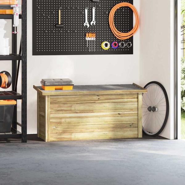 Aufbewahrungsbox 44x119x57 cm imprägniertes Kiefernholz