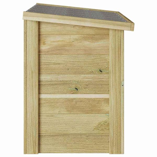 Aufbewahrungsbox mit Speicher Natur 80 x 44,5 x 57,5 cm
