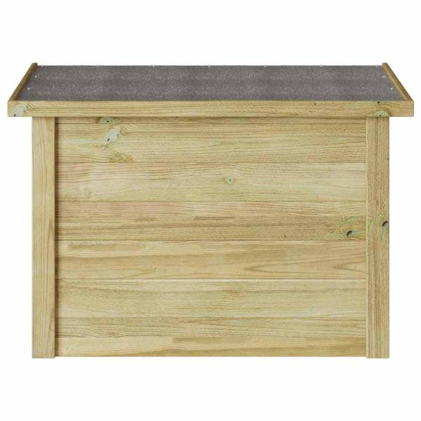 Aufbewahrungsbox mit Speicher Natur 80 x 44,5 x 57,5 cm