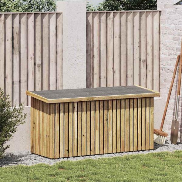 ARDEBO.de - Aufbewahrungsbox 119x44x58,5 cm behandeltes Kiefernholz