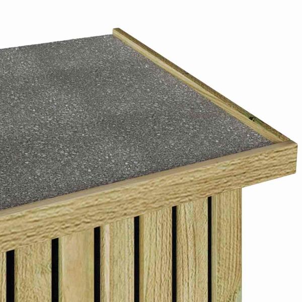Aufbewahrungsbox 119x44x58,5 cm behandeltes Kiefernholz