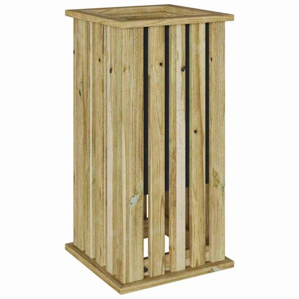 Gartenpflanzgefäß mit Einsatz 33x33x65 cm imprägniertes Holz Kiefer