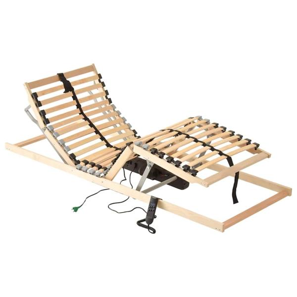 ARDEBO.de - Elektrische Lattenbettbasis mit 26 Latten 7 Zonen 90 x 190 cm