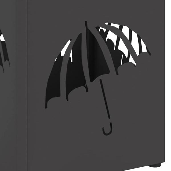 Regenschirmständer Schwarz Metall Mittel Muster