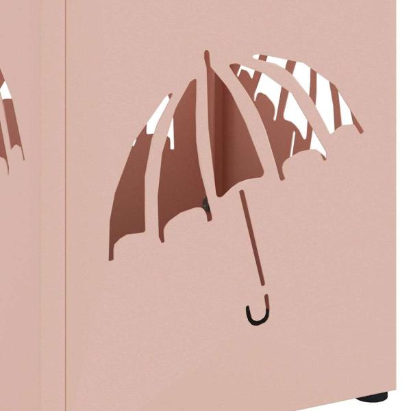 Regenschirmständer Rosa Metall Mittel Dekorative Intarsien